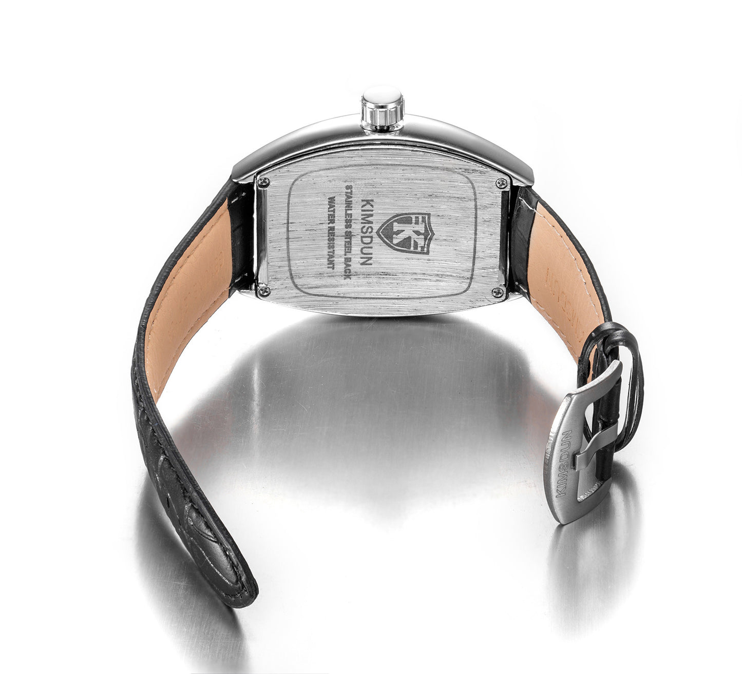 Wine barrel-shaped automatic mechanical watch