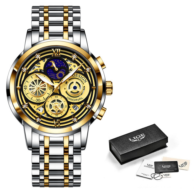 New Concept Waterproof Multi-function Watch