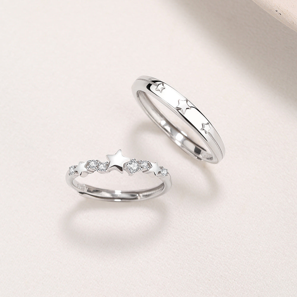 XINGX Suction Couple Ring Men And Women Niche Advanced Light Luxury