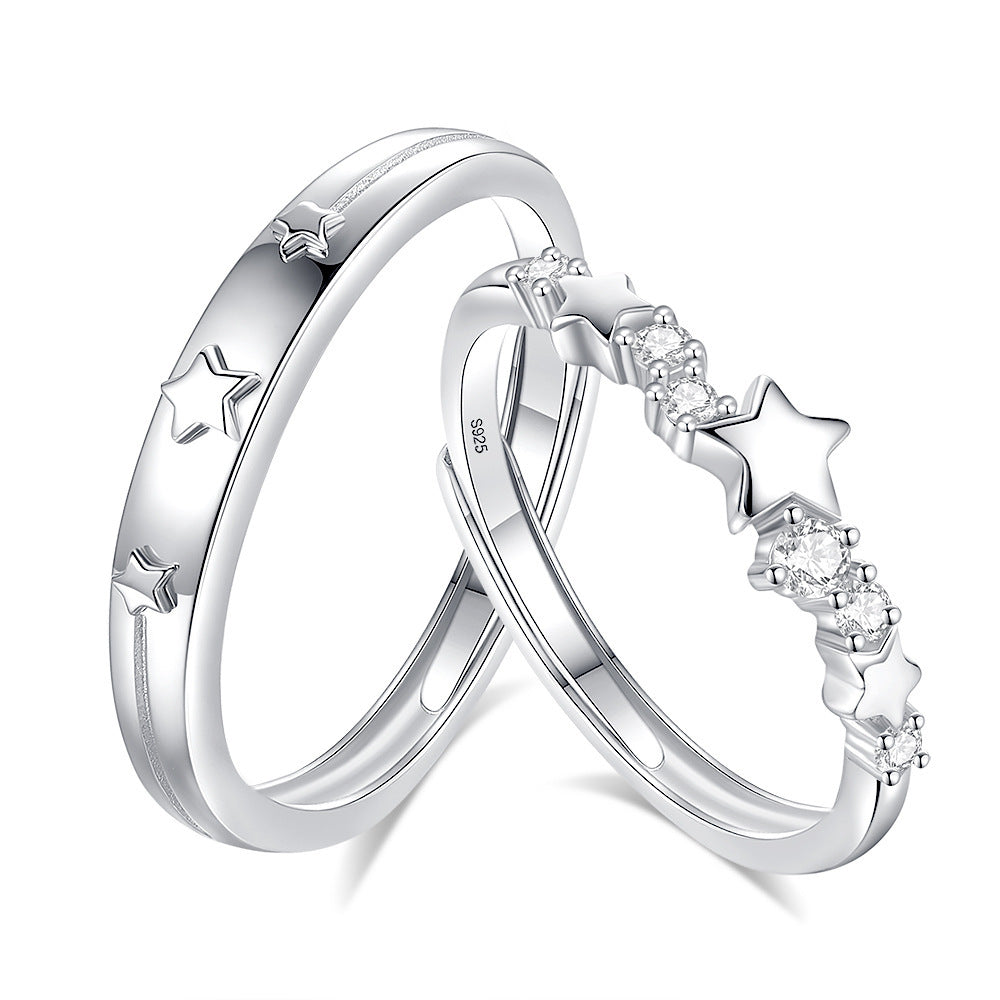 XINGX Suction Couple Ring Men And Women Niche Advanced Light Luxury
