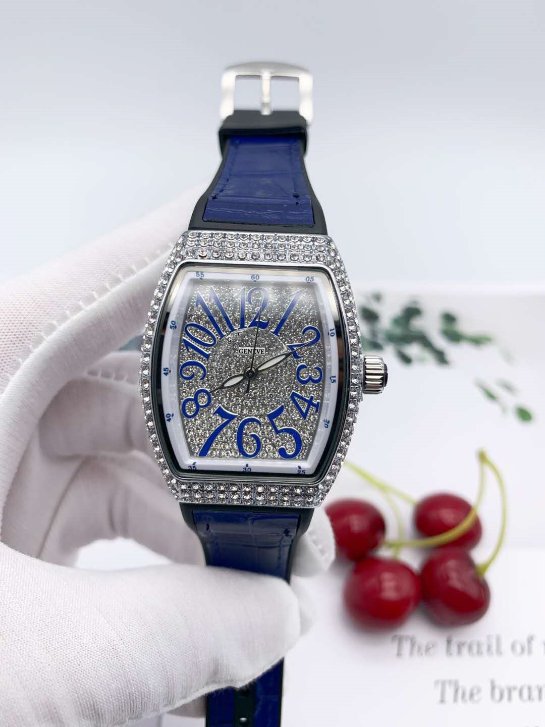 Full diamond belt leisure quartz watch