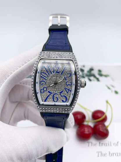 Full diamond belt leisure quartz watch
