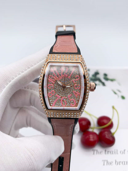 Full diamond belt leisure quartz watch