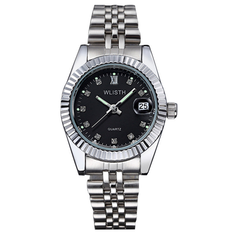 Luminous diamond watch