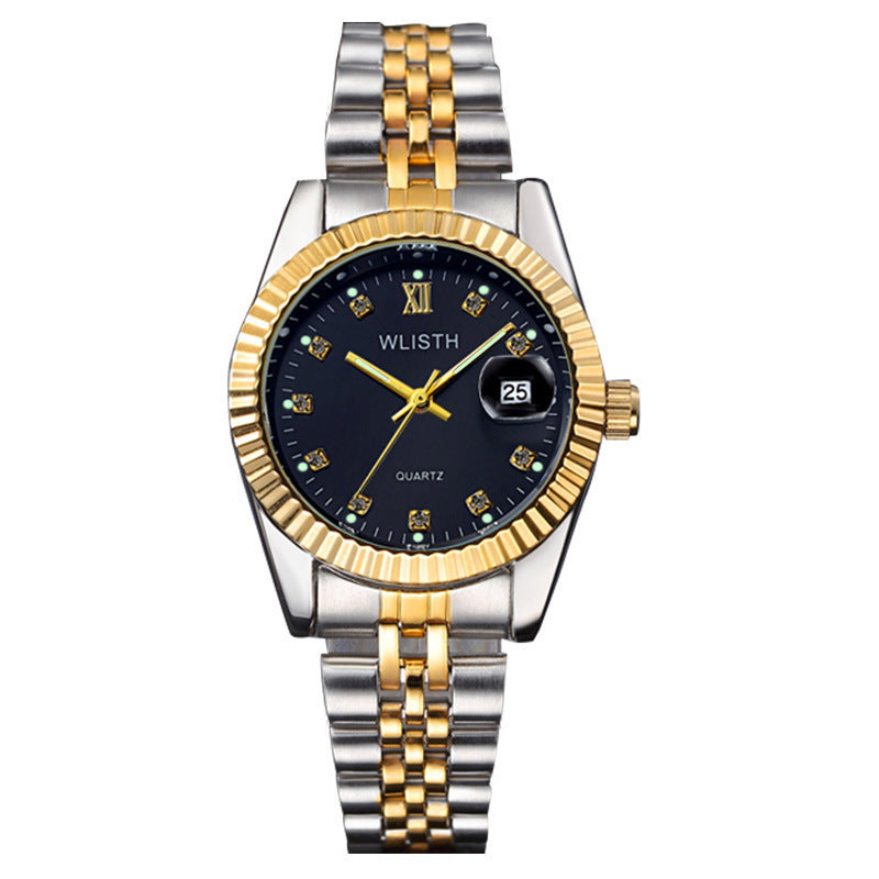 Luminous diamond watch
