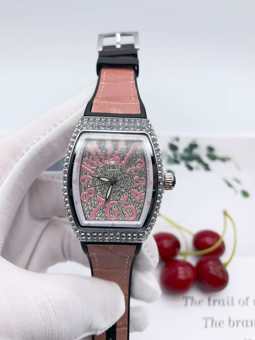 Full diamond belt leisure quartz watch