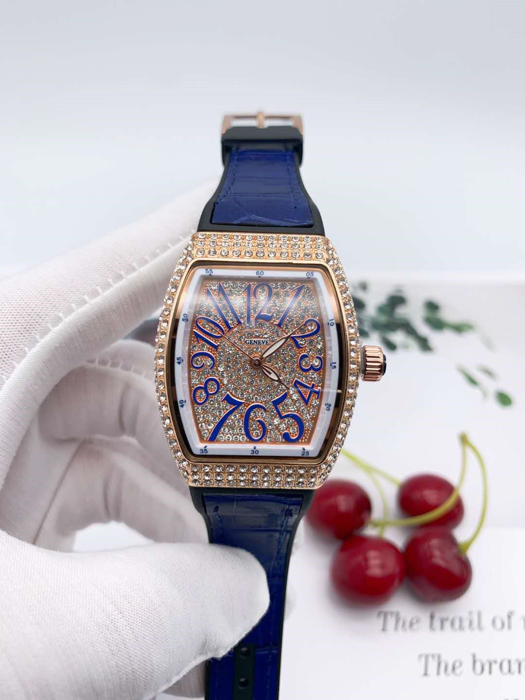Full diamond belt leisure quartz watch