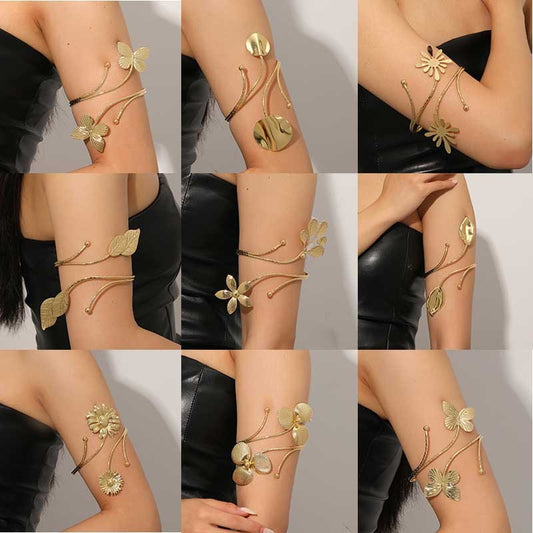 Creative Exaggerating Metal Butterfly Hollow Armband