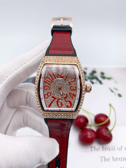 Full diamond belt leisure quartz watch