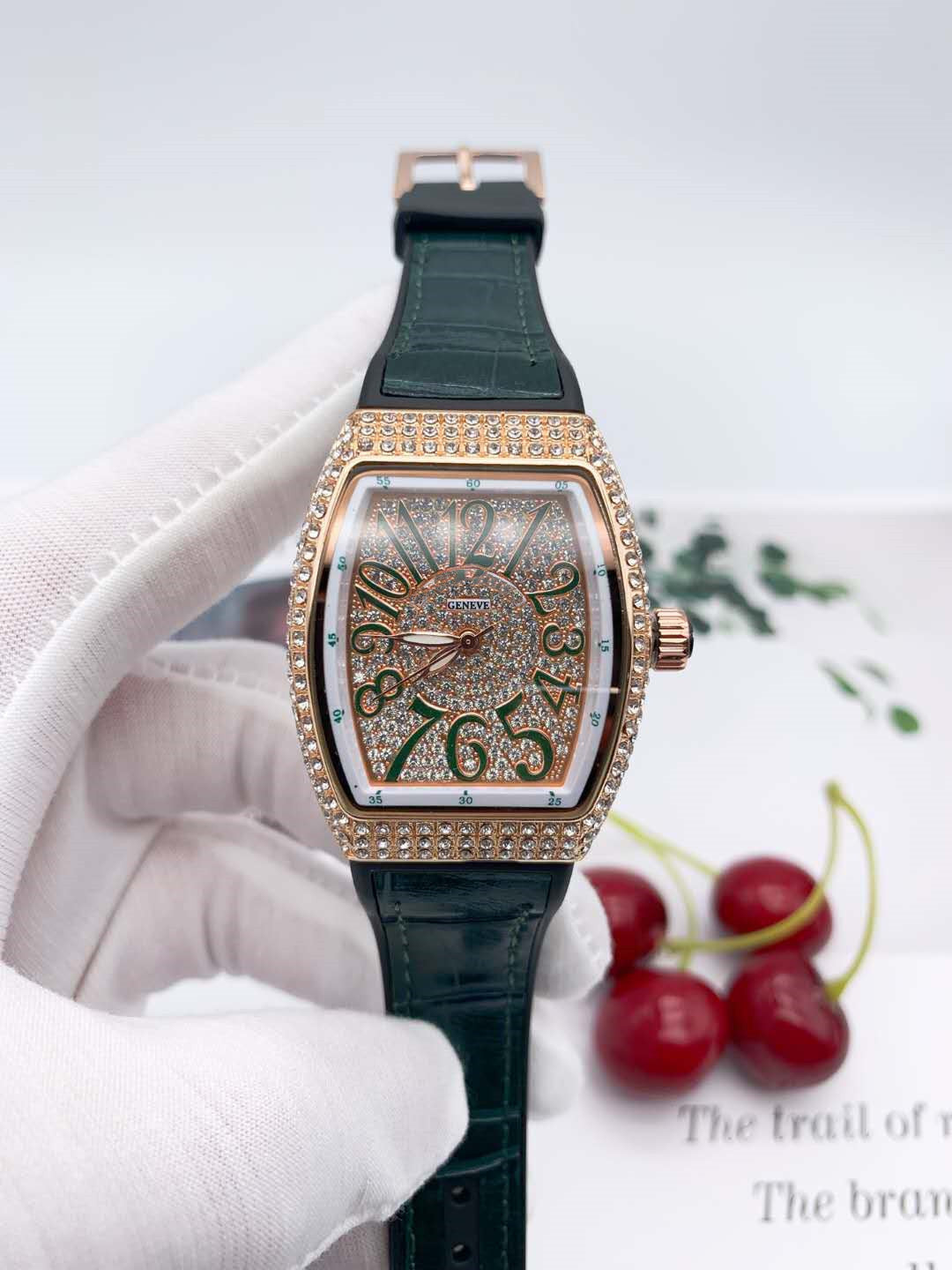 Full diamond belt leisure quartz watch