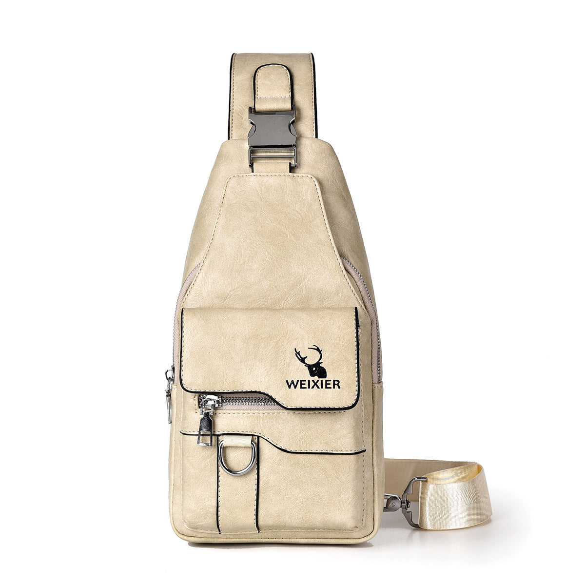 Chest Bag Men's Retro Easy Matching Large Capacity Waterproof