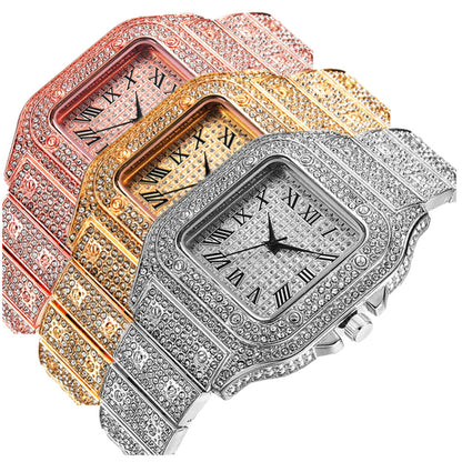 Roman Grain Graduation Quartz Watch Set 3pcs