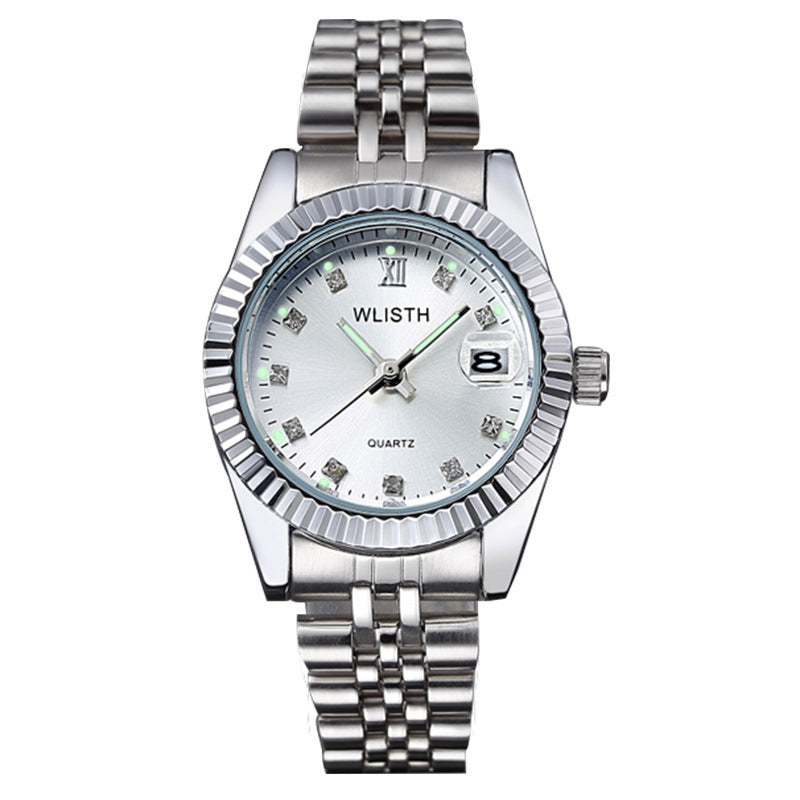 Luminous diamond watch