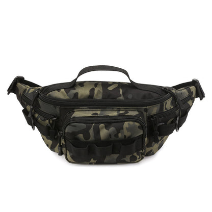 New Waist Bag Men's Multi-functional Crossbody One Shoulder Waterproof Backpack
