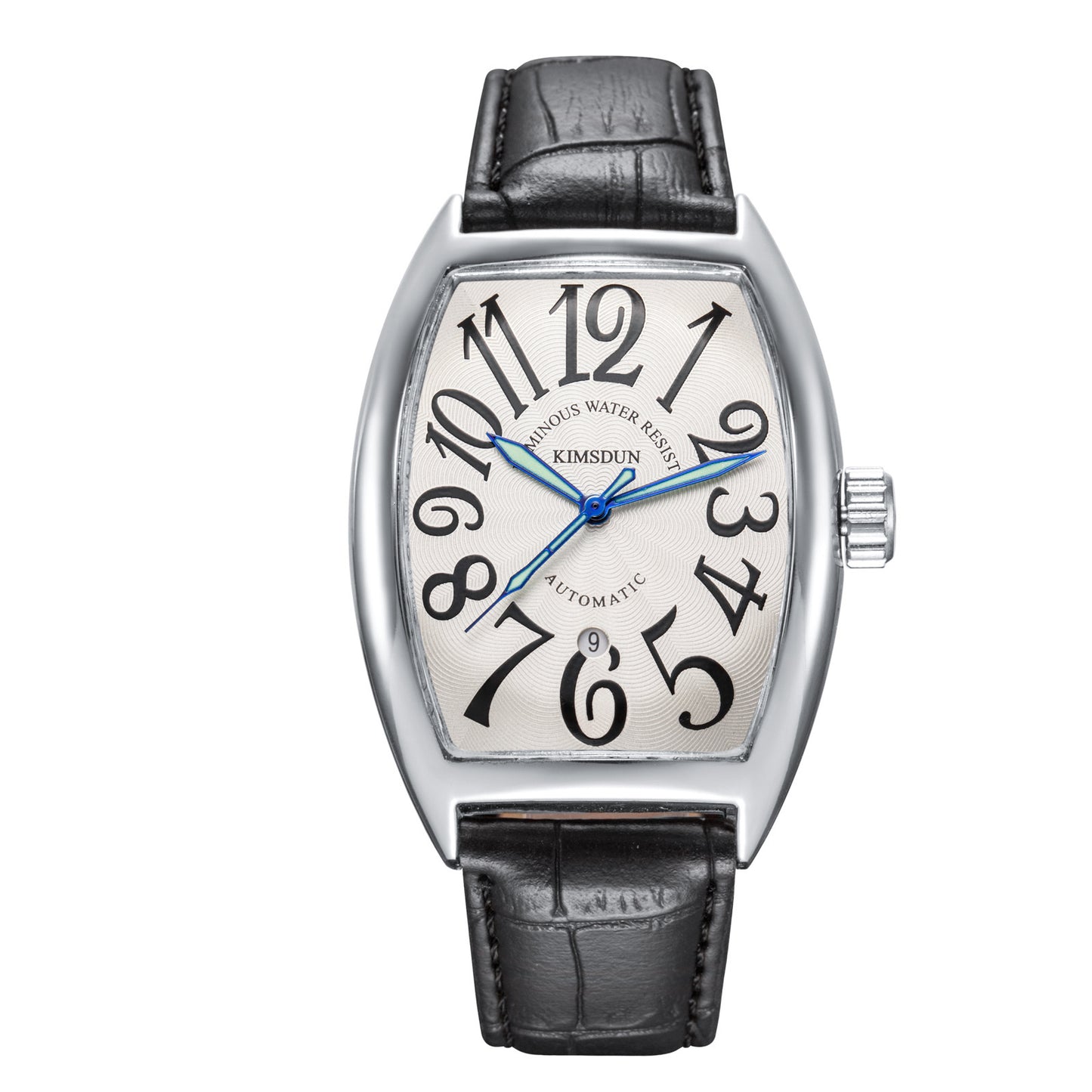 Wine barrel-shaped automatic mechanical watch