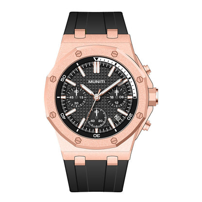 Watch Male Quartz Watch Waterproof Night Light