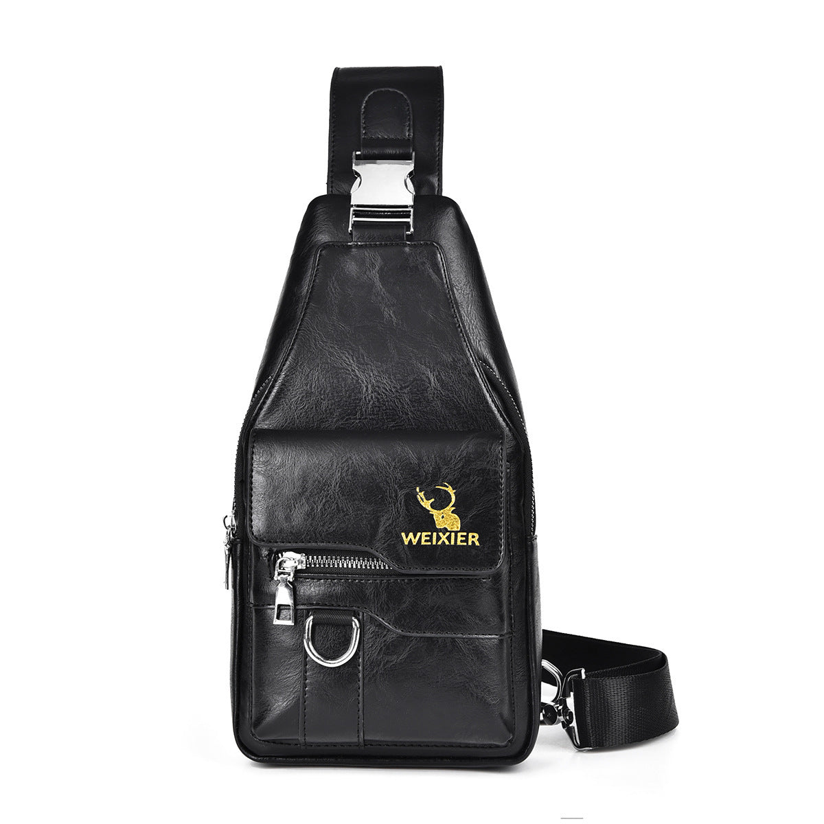 Chest Bag Men's Retro Easy Matching Large Capacity Waterproof