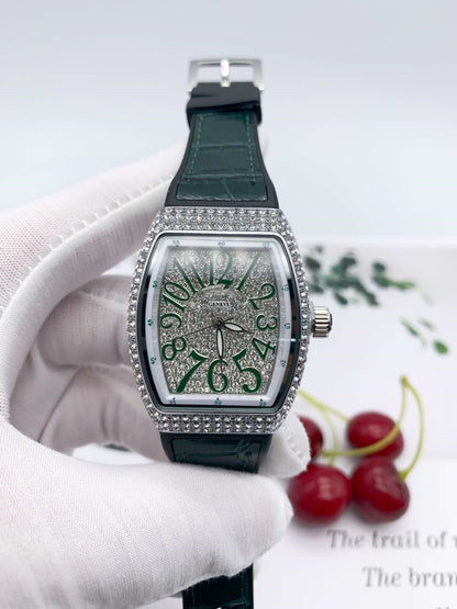 Full diamond belt leisure quartz watch