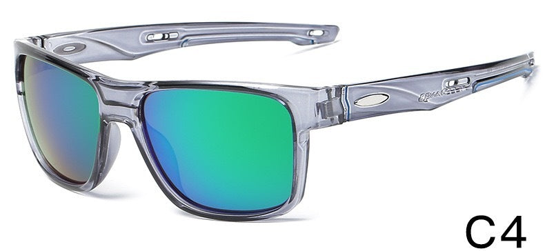 Fashion Large Rim One-piece Sports Sunglasses