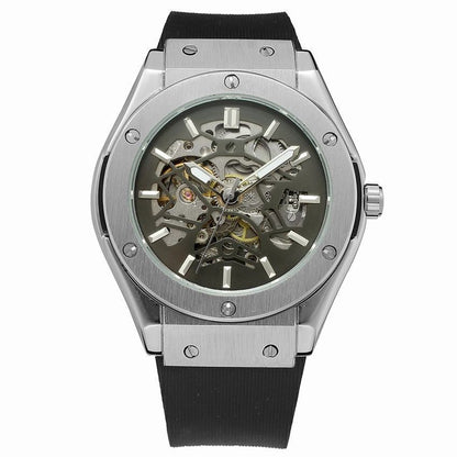 Vintage skeleton mechanical watch