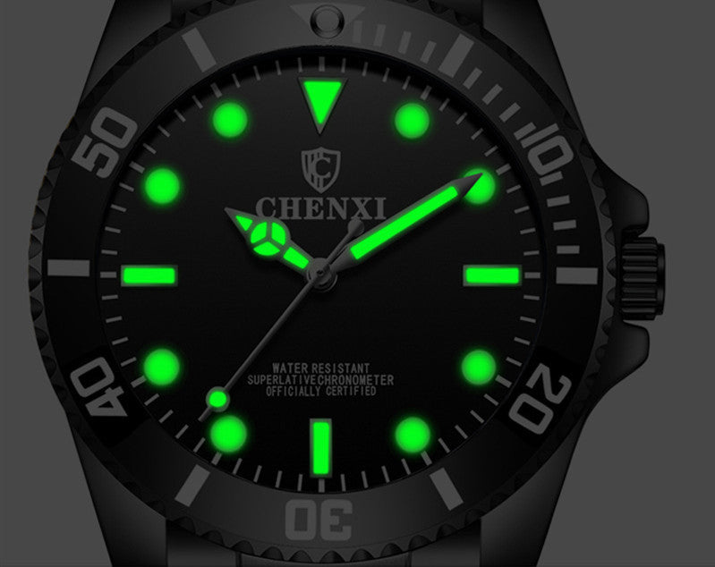 Luminous Fashion Leisure Belt Men's Watch