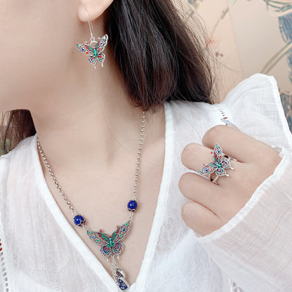 Tassel Butterfly Exquisite Female Earrings