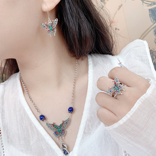 Tassel Butterfly Exquisite Female Earrings