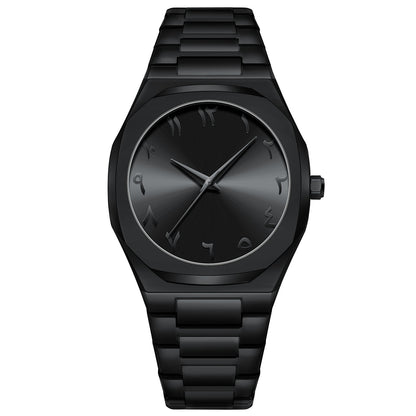 Men's Business Advanced Arabic Steel Belt Quartz Watch