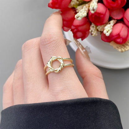 Finger Ring With Flower,golden Color,Only Self-pickup Is Supported, And The Displayed Prices Are All Self-pickup Prices