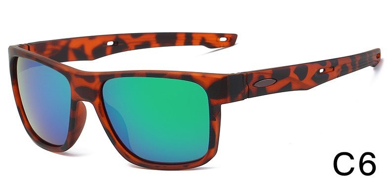 Fashion Large Rim One-piece Sports Sunglasses