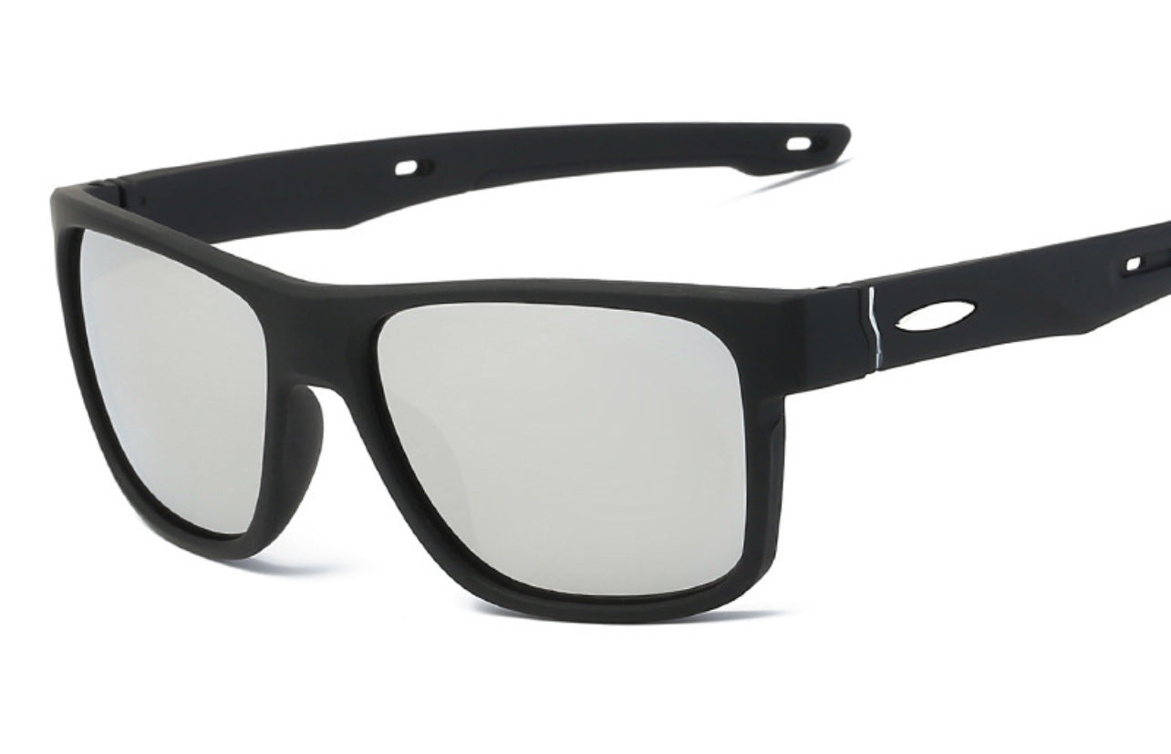 Fashion Large Rim One-piece Sports Sunglasses