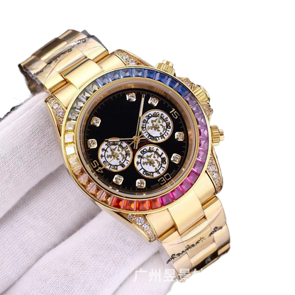 Cai Hongdi three-eye six-pin mechanical automatic mechanical men's watch