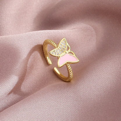 Finger Ring With Butterfly,Only Self-pickup Is Supported, And The Displayed Prices Are All Self-pickup Prices