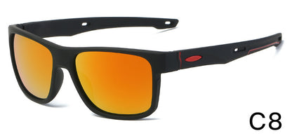 Fashion Large Rim One-piece Sports Sunglasses