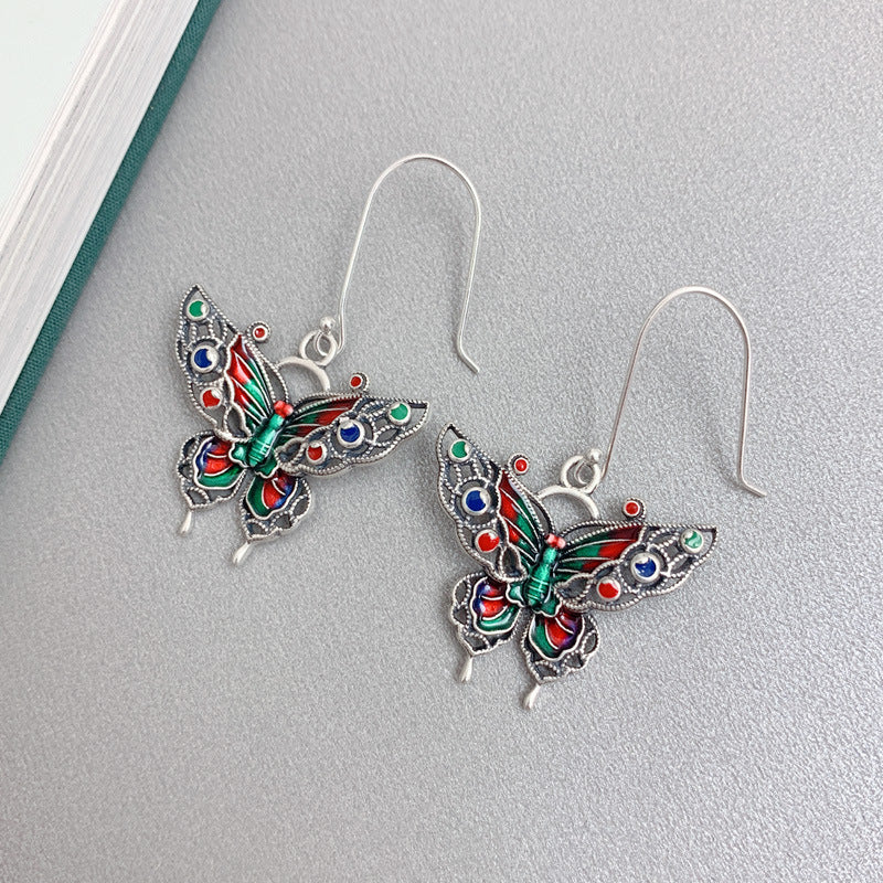 Tassel Butterfly Exquisite Female Earrings