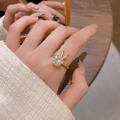 Finger Ring With Rolling Rabbit,Only Self-pickup Is Supported, And The Displayed Prices Are All Self-pickup Prices