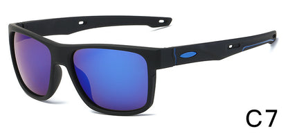 Fashion Large Rim One-piece Sports Sunglasses